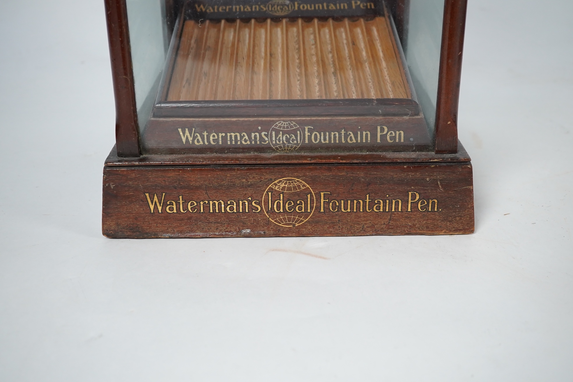 A Watermans ideal fountain pen retailer’s cabinet 41cm high x 27cm wide